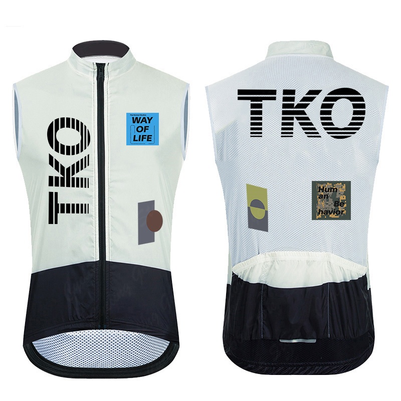 Reflective Vest Cycling - TKO Men's Windproof Waterproof Lightweight Sleeveless