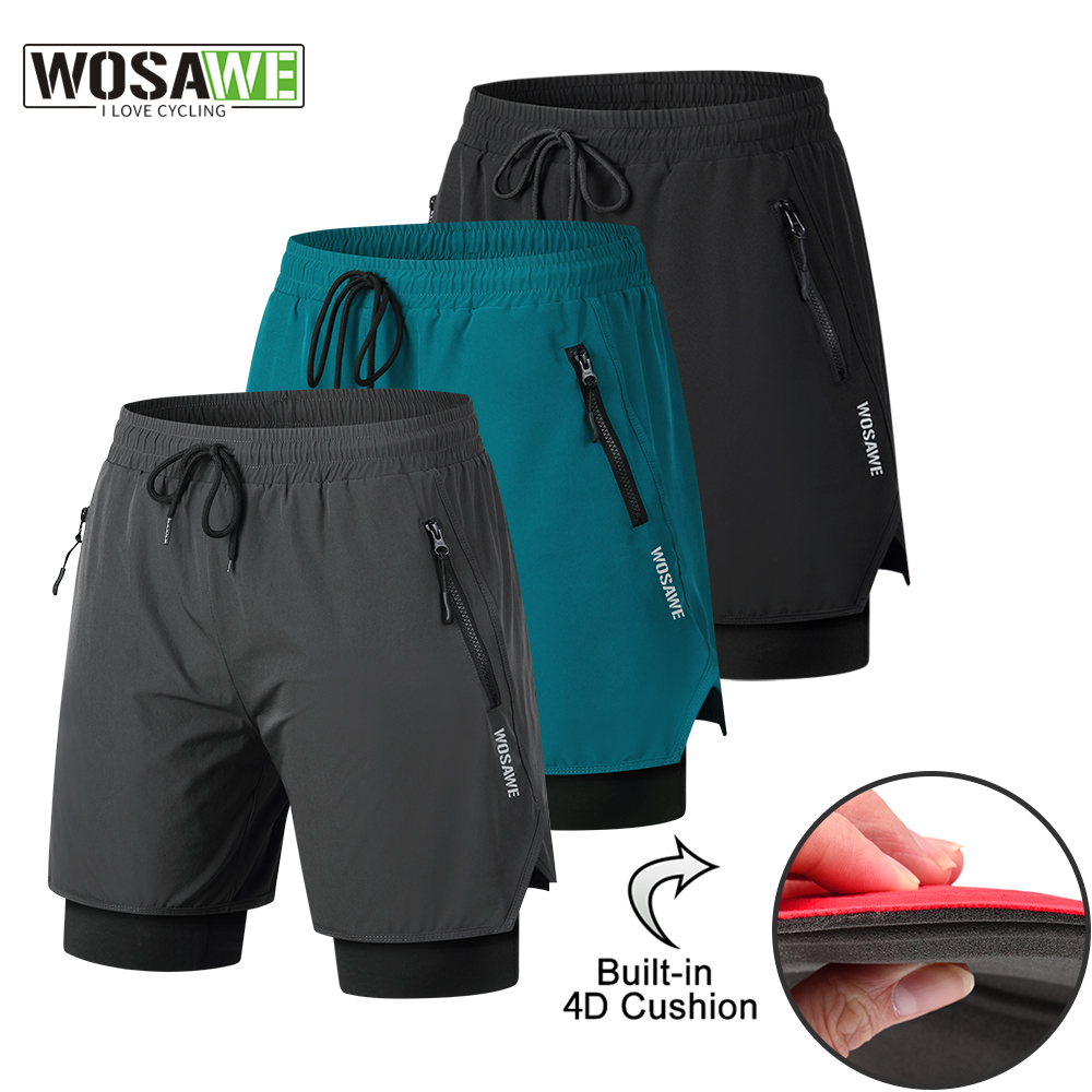 Cycling Commuter Trousers - WOSAWE MTB Shorts Summer Men Cycling