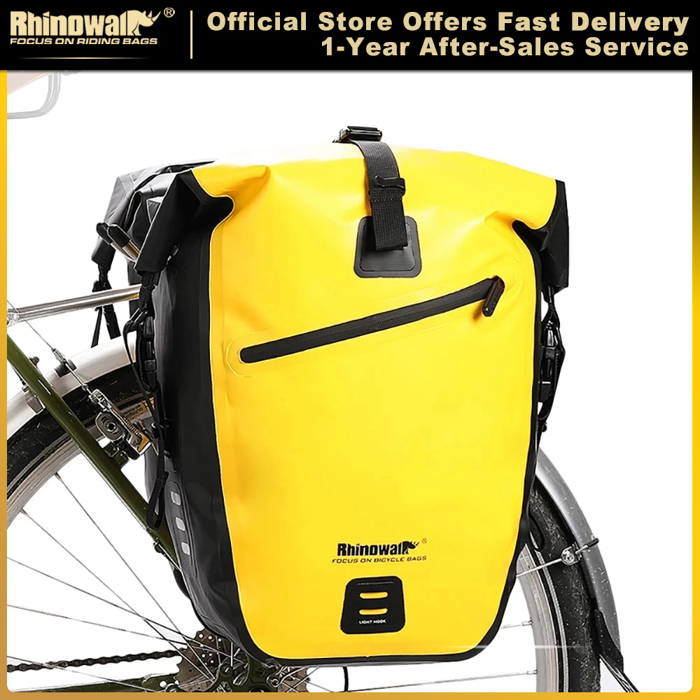 Panniers Waterproof Rear - Rhinowalk Waterproof Bike Bag 20L/27L Travel