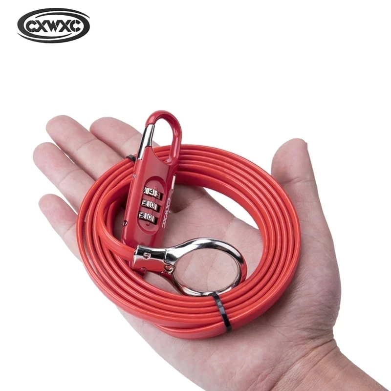 Bicycle Portable Password Lock - Cable Lock Flexible ulasan dan harga