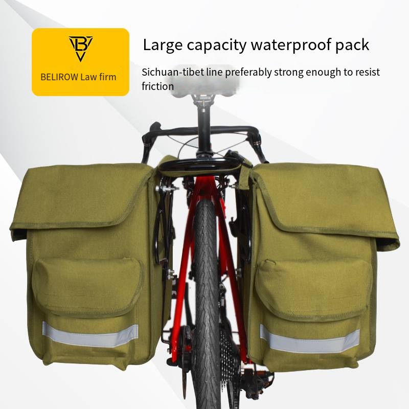 Large Capacity Bike Rear Bag D - Panniers Waterproof Rear ulasan dan harga