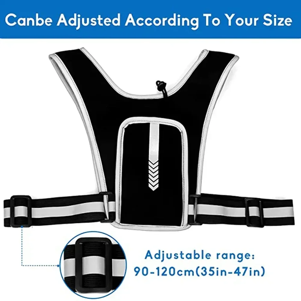 1Pcs Reflective Running Vest,  - Reflective Vest Cycling ulasan dan harga