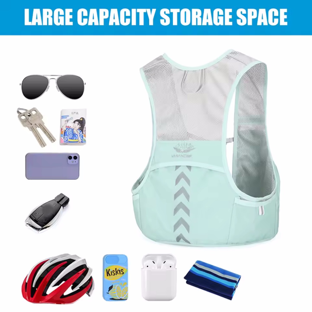 Reflective Running Vest Hydrat - Reflective Vest Cycling ulasan dan harga