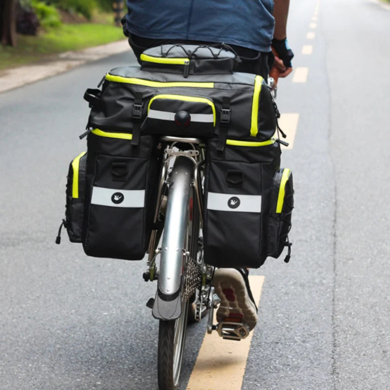 60L 3 In 1 Mountain Road Bicyc - Panniers Waterproof Rear ulasan dan harga