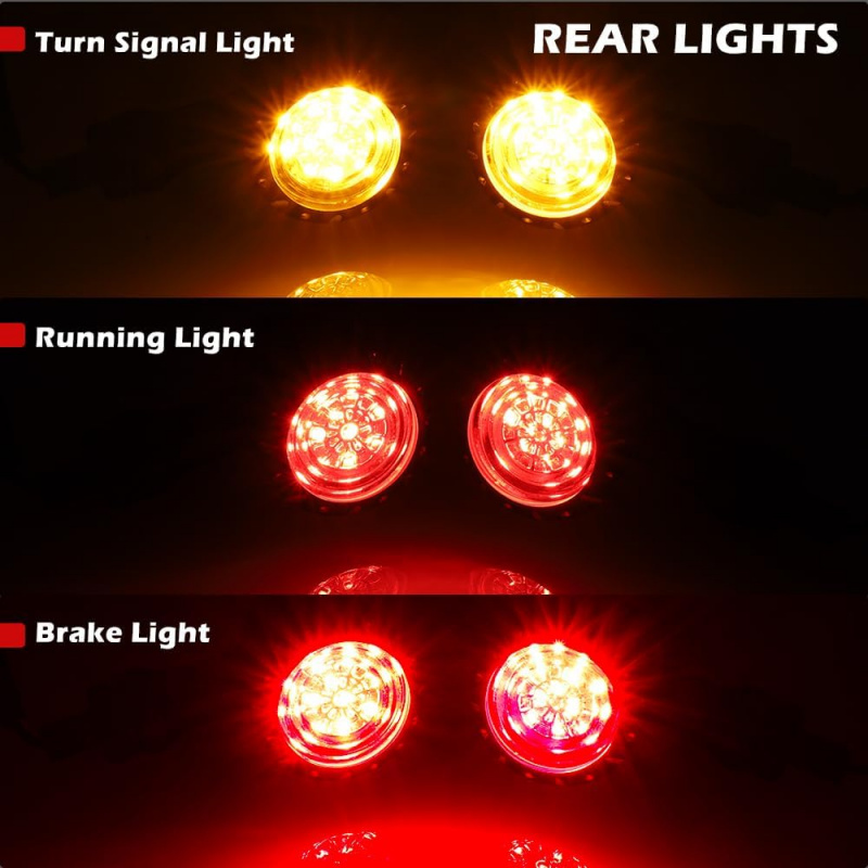 Motorcycle Bullet LED Front Re - Bike Light Front Rear ulasan dan harga
