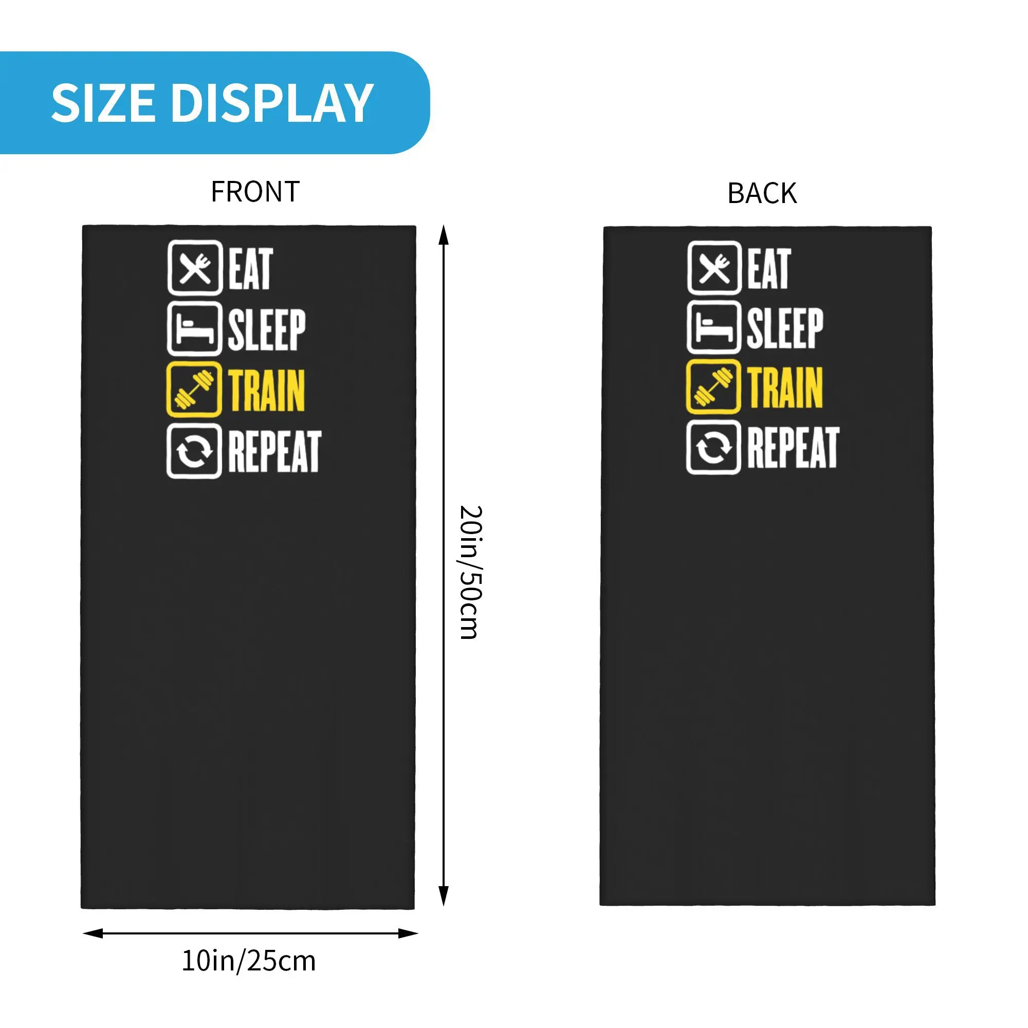 Eat Sleep Train Repeat Gym Mot - Cycling Quote ulasan dan harga