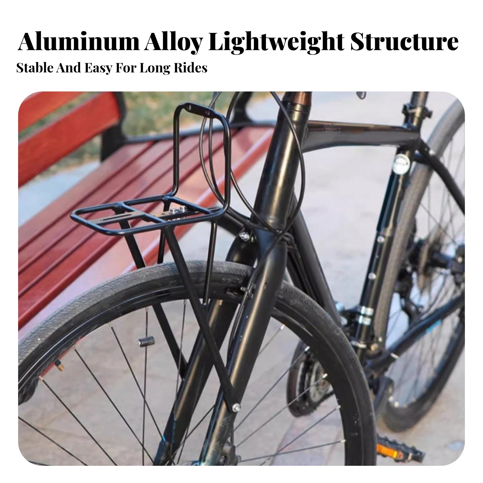 Bike Front Luggage Rack Lightw - Cargo Rack Aluminum ulasan dan harga
