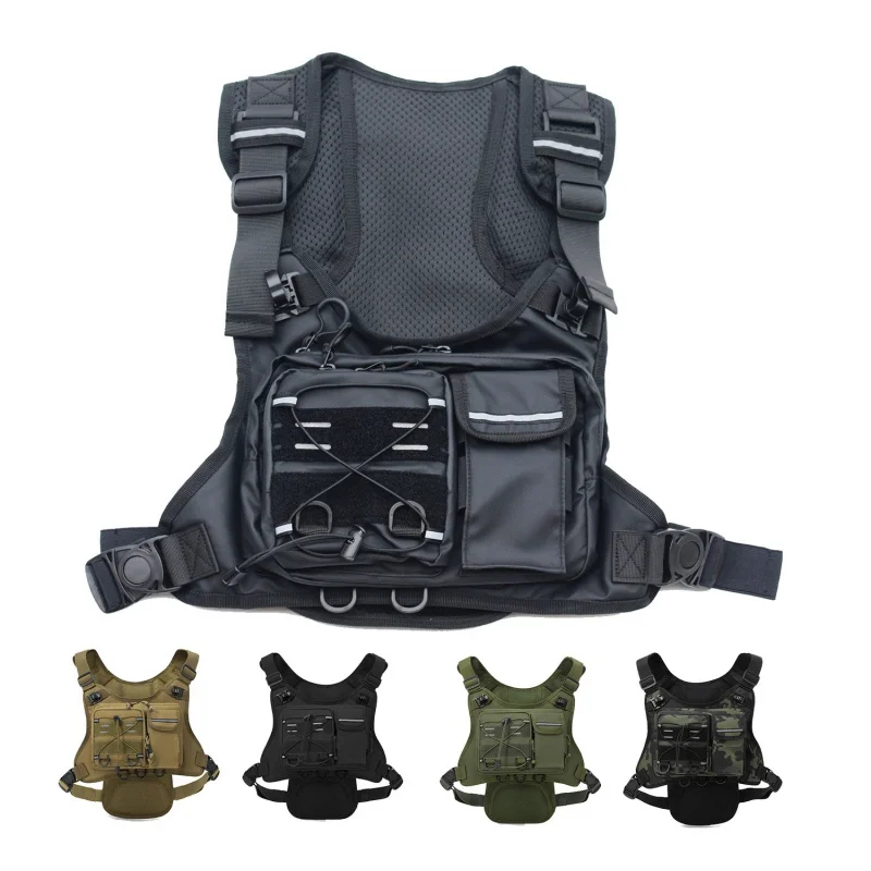 ​High-Quality Tactical Vest Ch - Reflective Vest Cycling ulasan dan harga