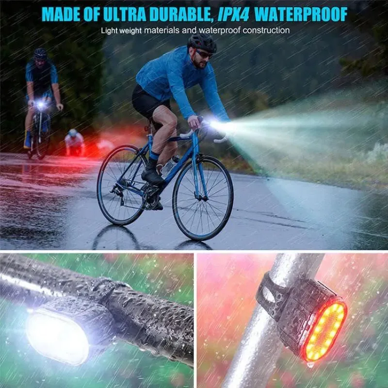 Front Rear Bike Lights Recharg - Bike Light Front Rear ulasan dan harga