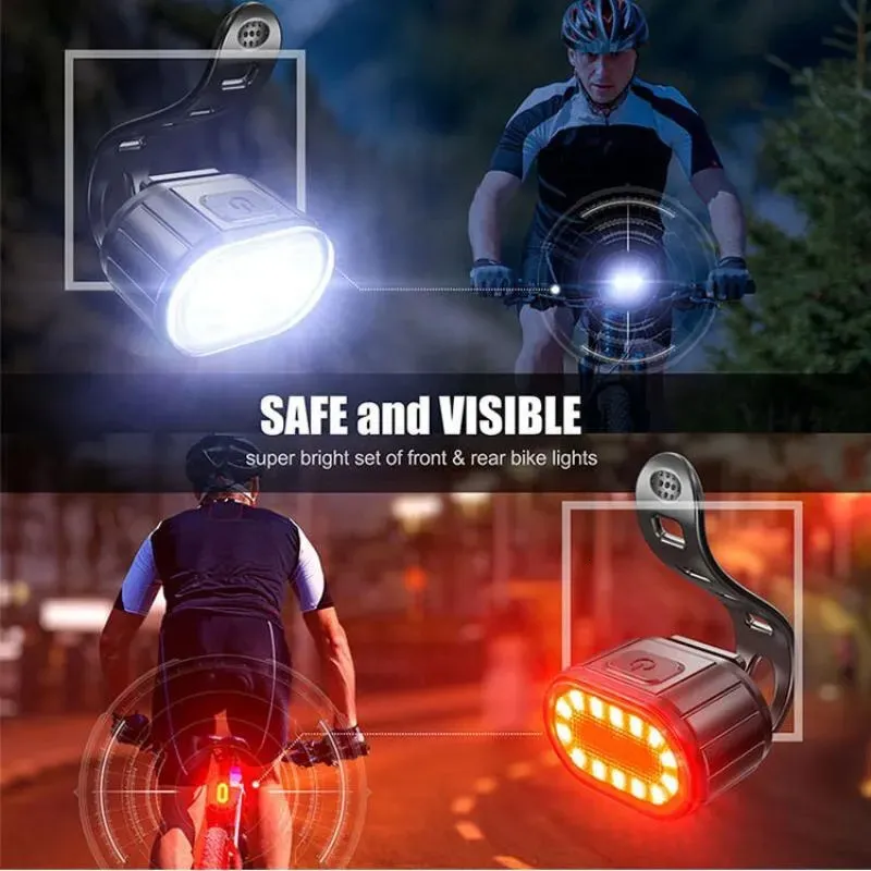 Front Rear Bike Lights Recharg - Bike Light Front Rear ulasan dan harga