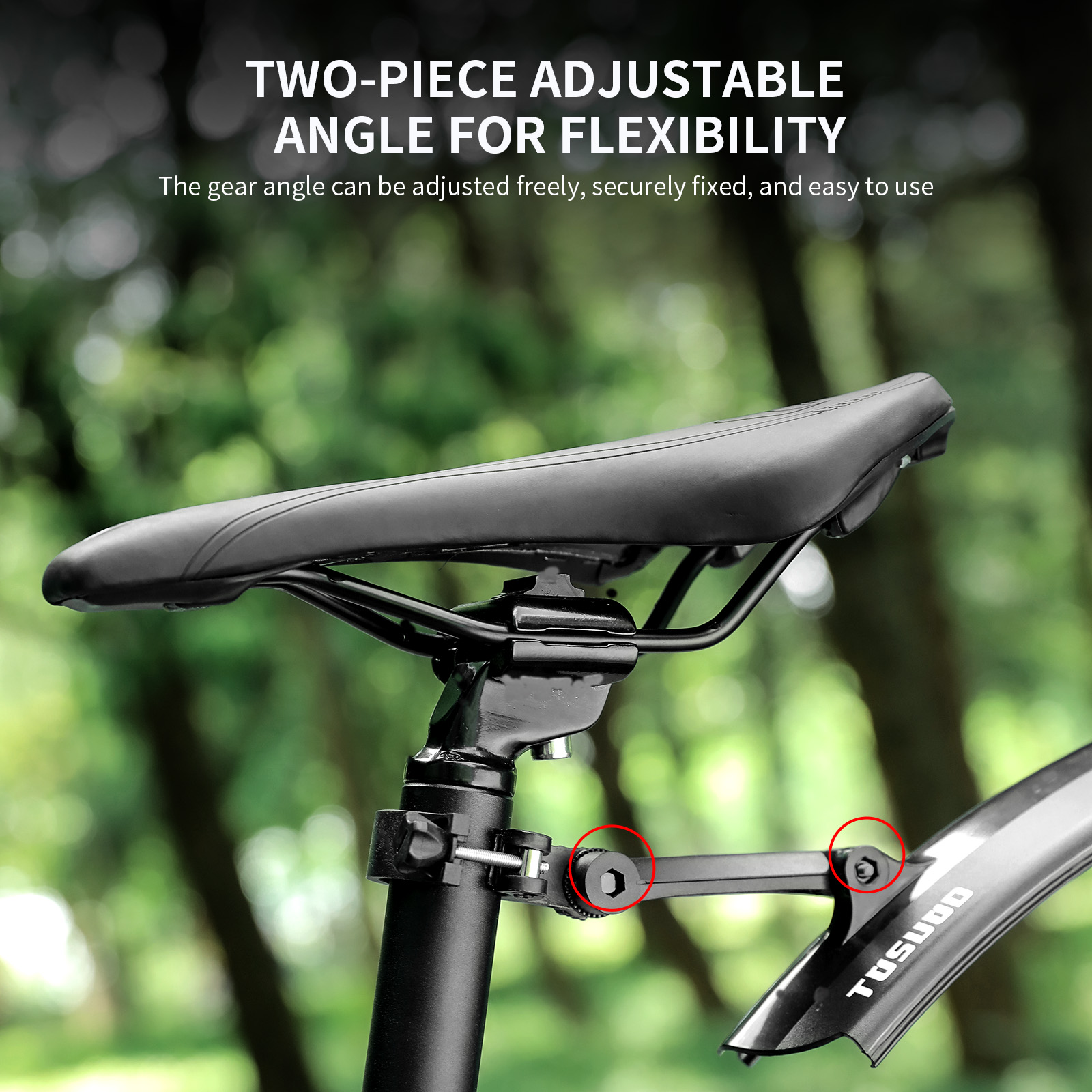 TOSUOD Adjustable Length Bike  - Fender Mudguard Set ulasan dan harga
