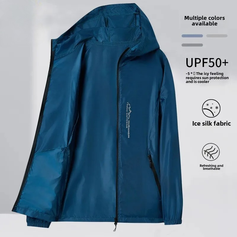 Summer Men's Sunscreen Jacket  - Cycling Commute Jacket ulasan dan harga