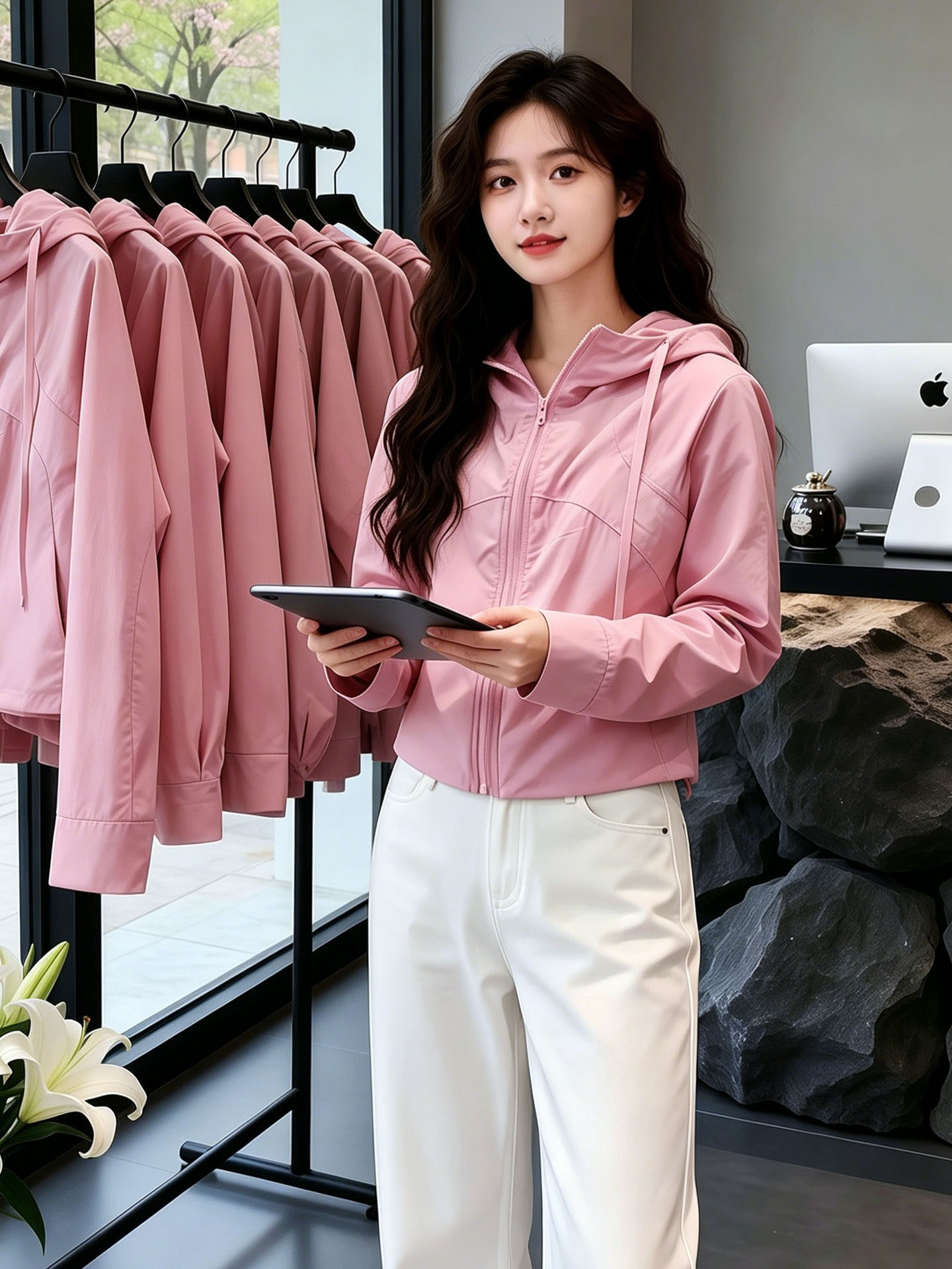 2026 Summer Ice Silk Women's L - Cycling Commute Jacket ulasan dan harga