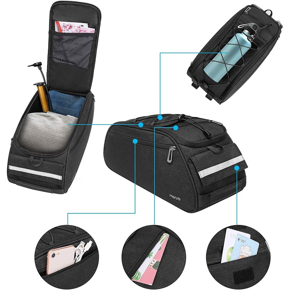 Bike Rack Bag Waterproof Trunk - Panniers Waterproof Rear ulasan dan harga