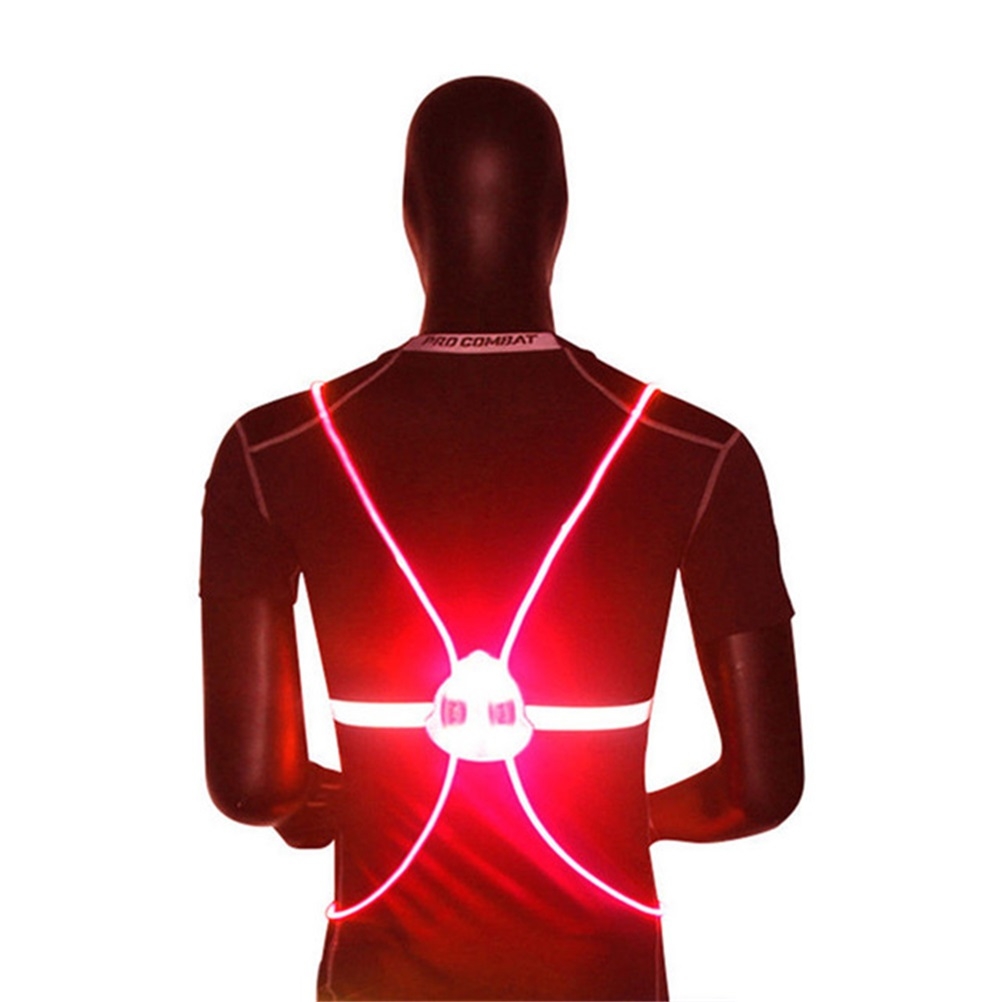 Outdoor 360 Reflective LED Fla - Reflective Vest Cycling ulasan dan harga