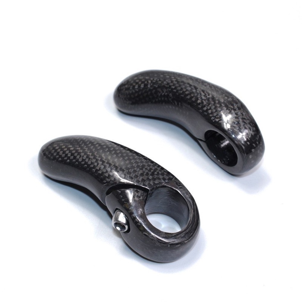 90mm 3K Carbon Fiber Bar Ends  - Commuting On Road Bike ulasan dan harga