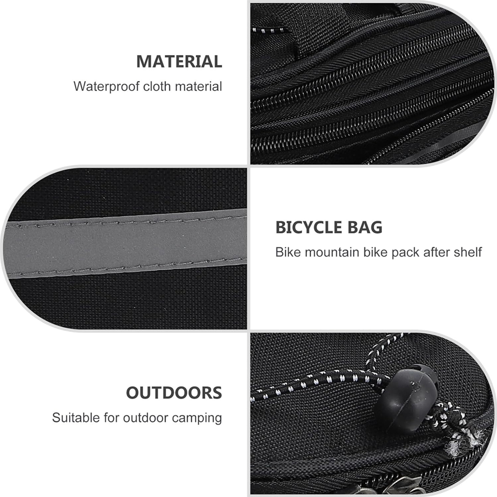 1pcs Bicycle Trunk Bag Bike Re - Cycling Commute In Rain ulasan dan harga