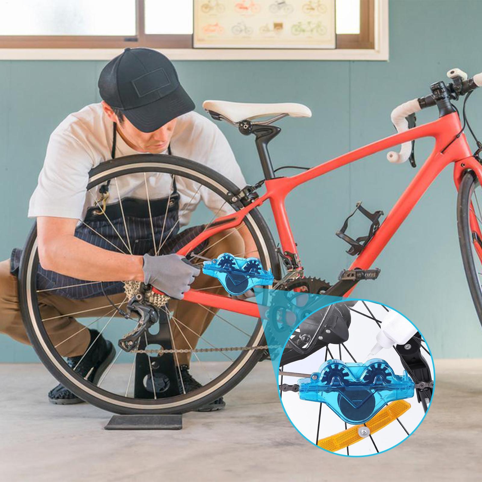 Cycling Chain Cleaner Kit with - Grease Waterproof Bike ulasan dan harga