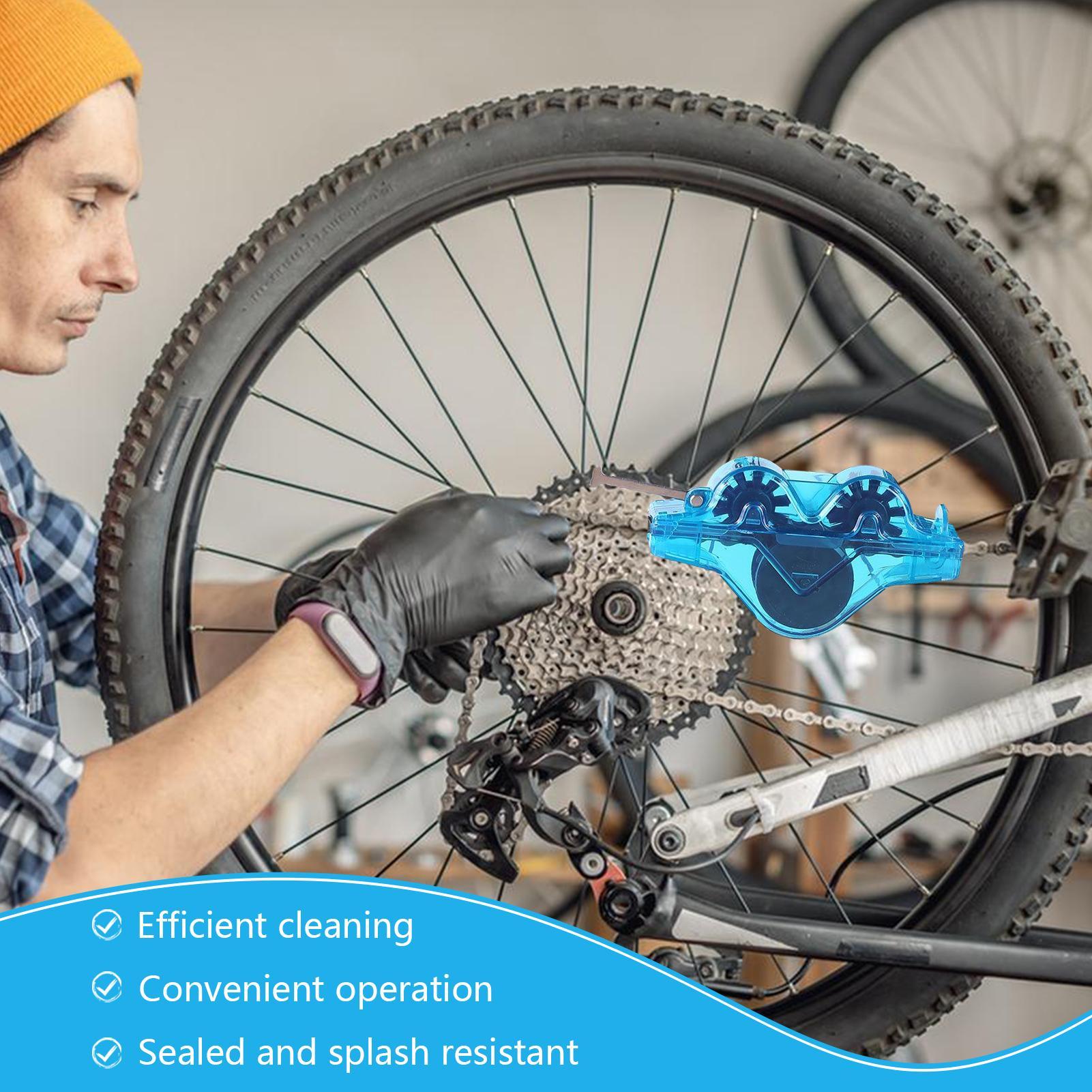 Cycling Chain Cleaner Kit with - Grease Waterproof Bike ulasan dan harga