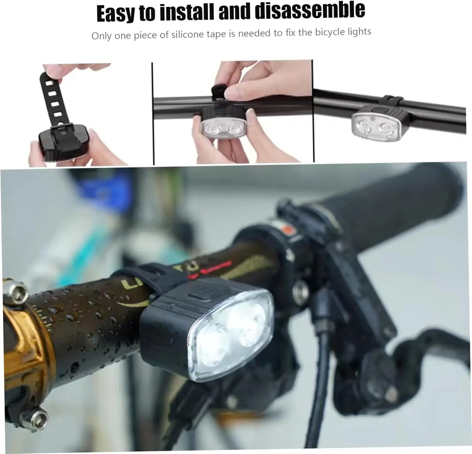 Cycling Bicycle Front Rear Lig - Bike Light Front Rear ulasan dan harga