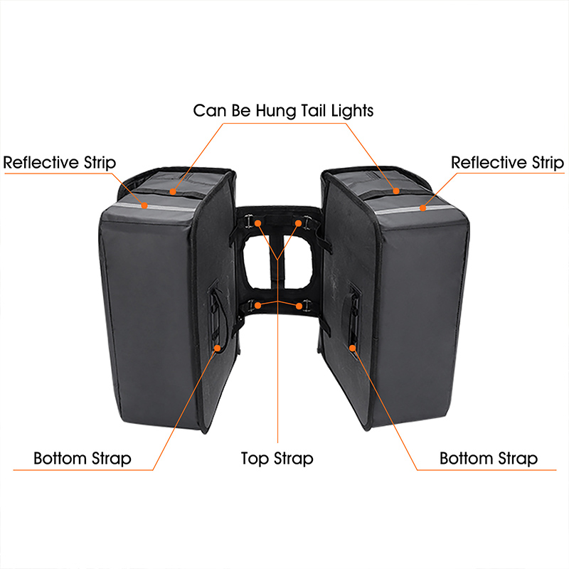WEST BIKING 36L Large Capacity - Panniers Waterproof Rear ulasan dan harga