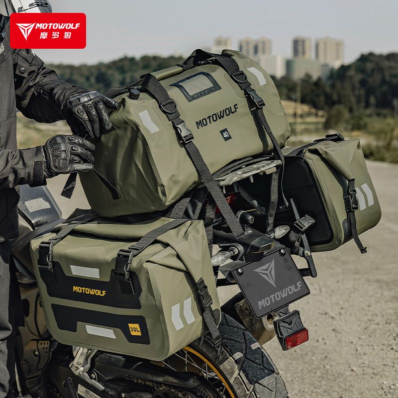 Motowolf Waterproof Large Capa - Panniers Waterproof Rear ulasan dan harga