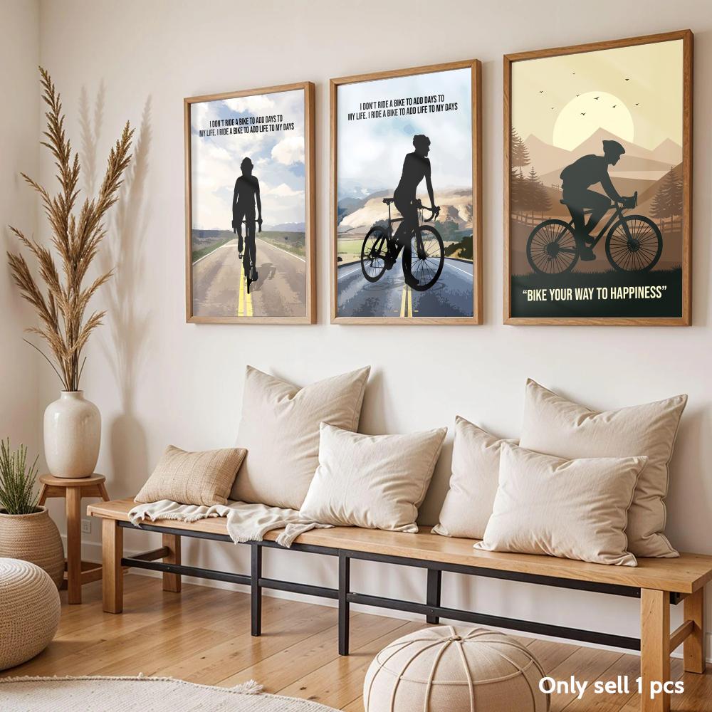 Cycling Motivation Quote Art P - Cycling Quote ulasan dan harga