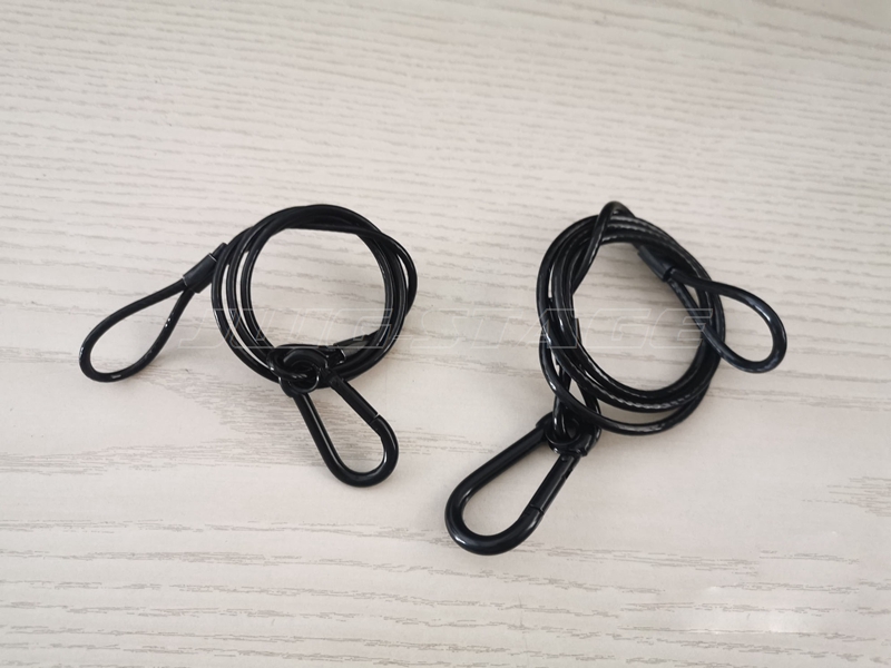 10pcs/lot Black 3mm*70cm Cable - Cable Lock Flexible ulasan dan harga