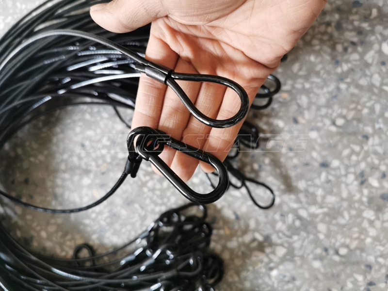 10pcs/lot Black 3mm*70cm Cable - Cable Lock Flexible ulasan dan harga