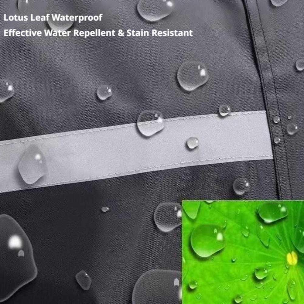 Waterproof Hooded Rain Poncho, - Cycling Commute In Rain ulasan dan harga