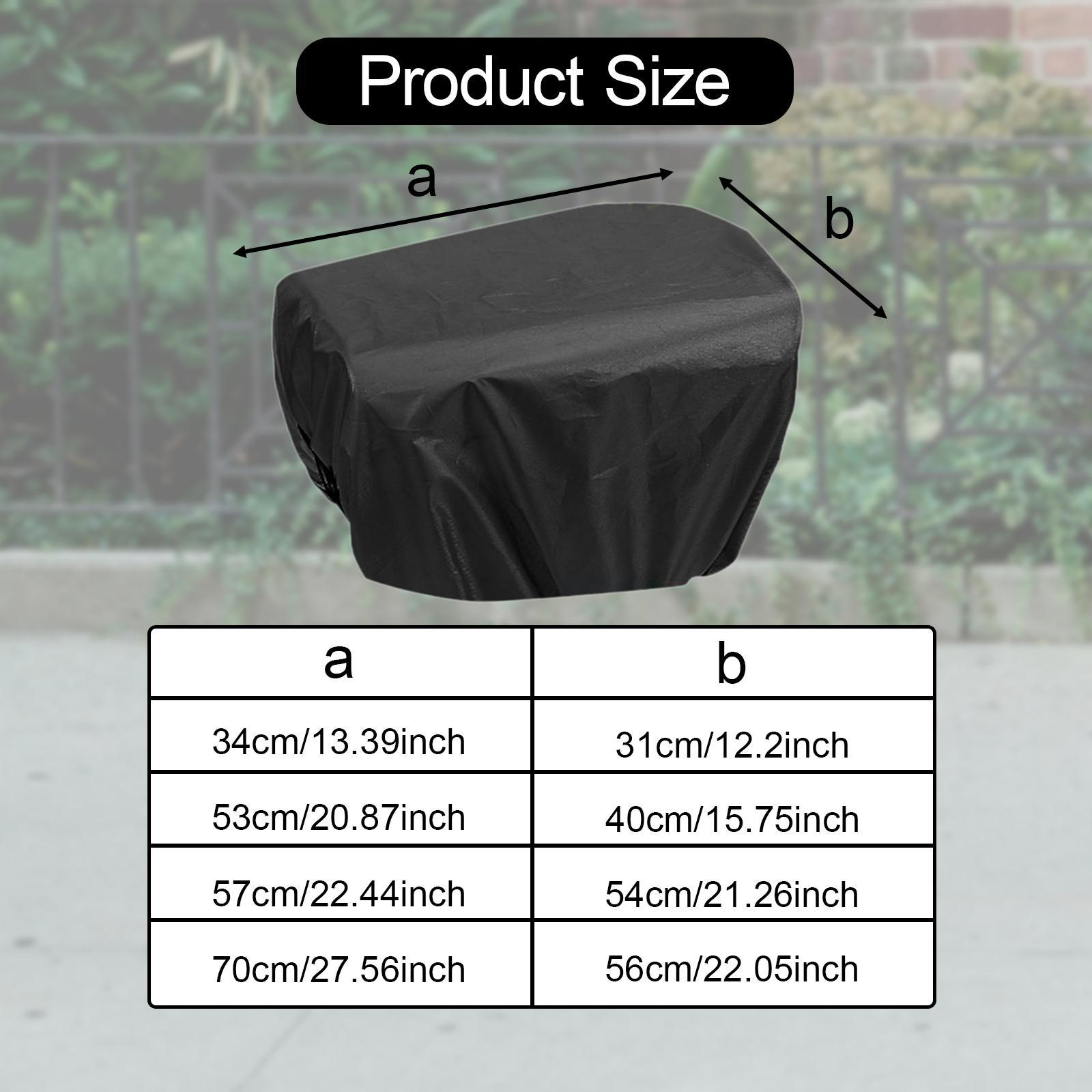 Black Waterproof Bicycle Baske - Cycling Commute In Rain ulasan dan harga