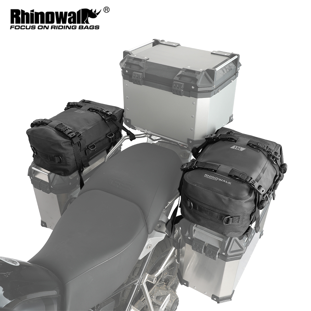 Rhinowalk Motorcycle Box Top P - Panniers Waterproof Rear ulasan dan harga