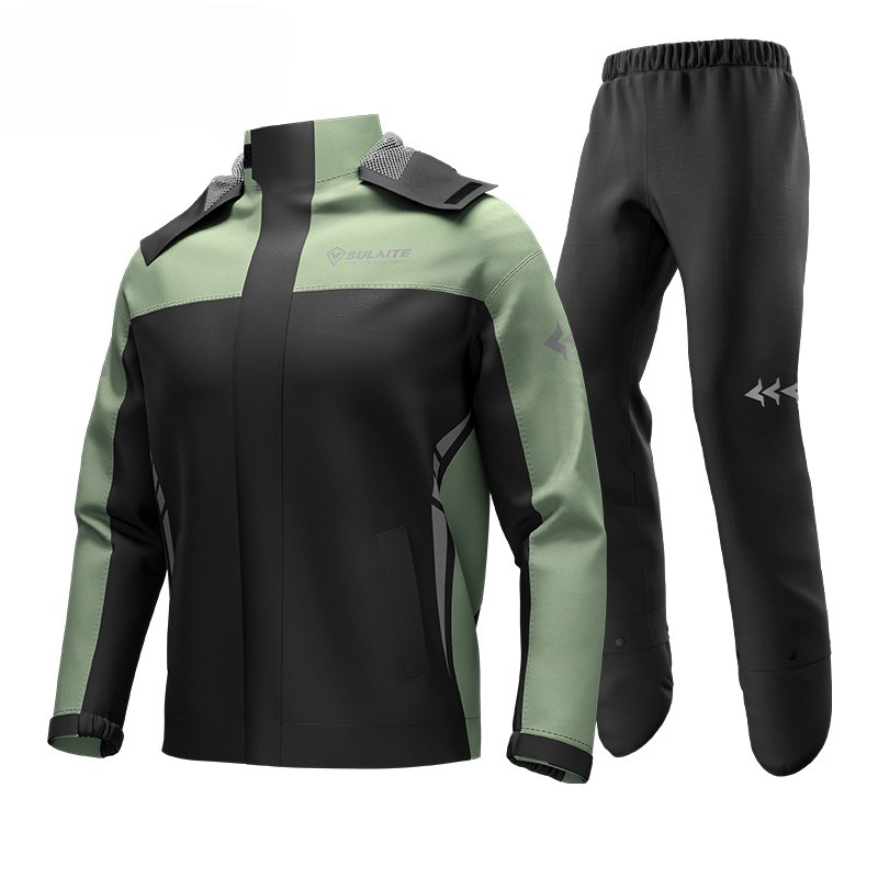 Oxford Motorcycle Rain Suit Wa - Cycling Commute In Rain ulasan dan harga