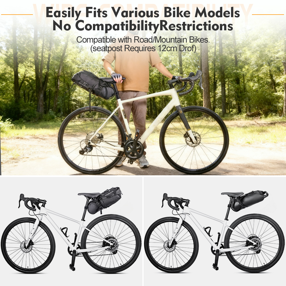 NEWBOLER Bicycle Saddle Bag Ho - Panniers Waterproof Rear ulasan dan harga
