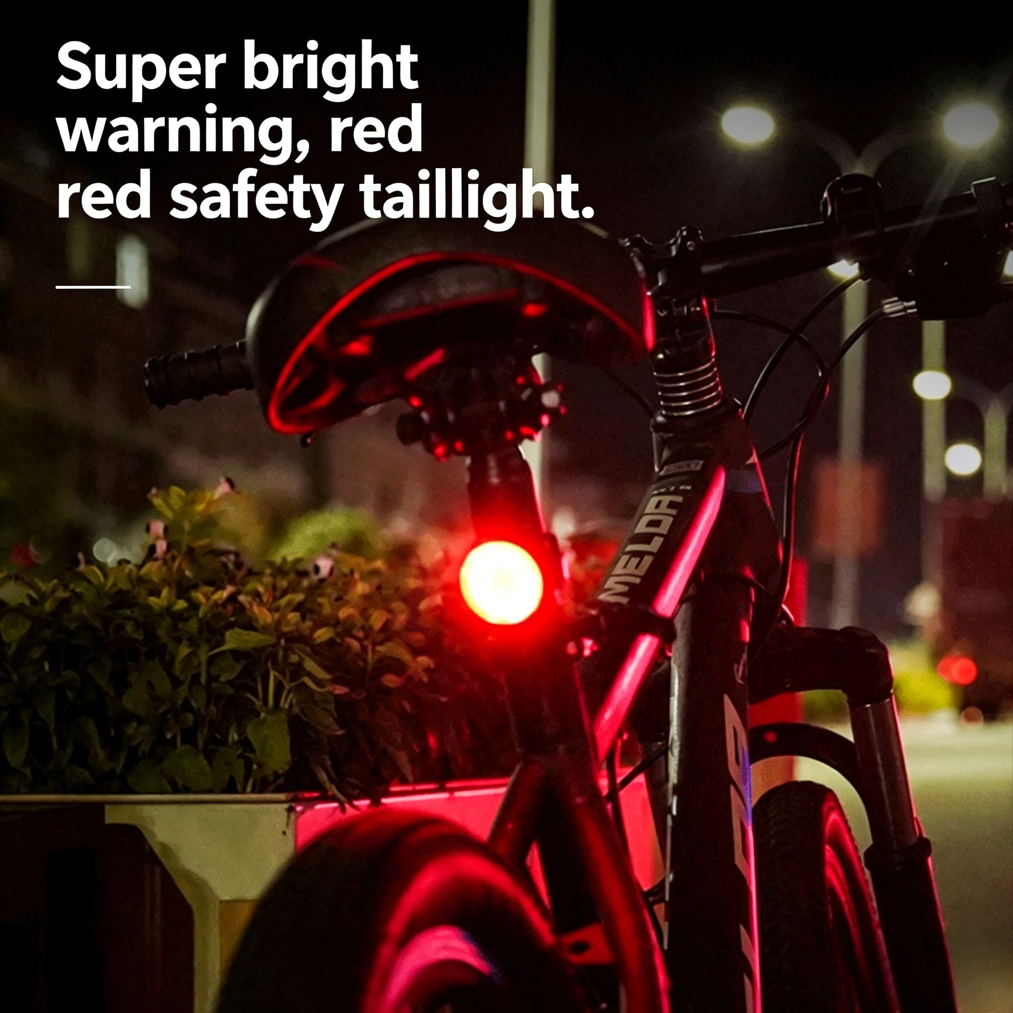 USB Rechargeable Waterproof LE - Bike Light Front Rear ulasan dan harga