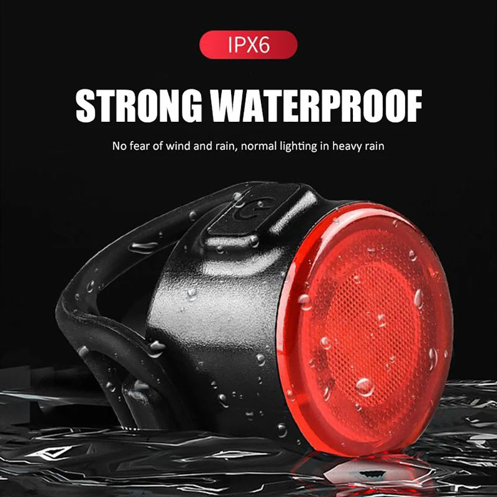 USB Rechargeable Waterproof LE - Bike Light Front Rear ulasan dan harga