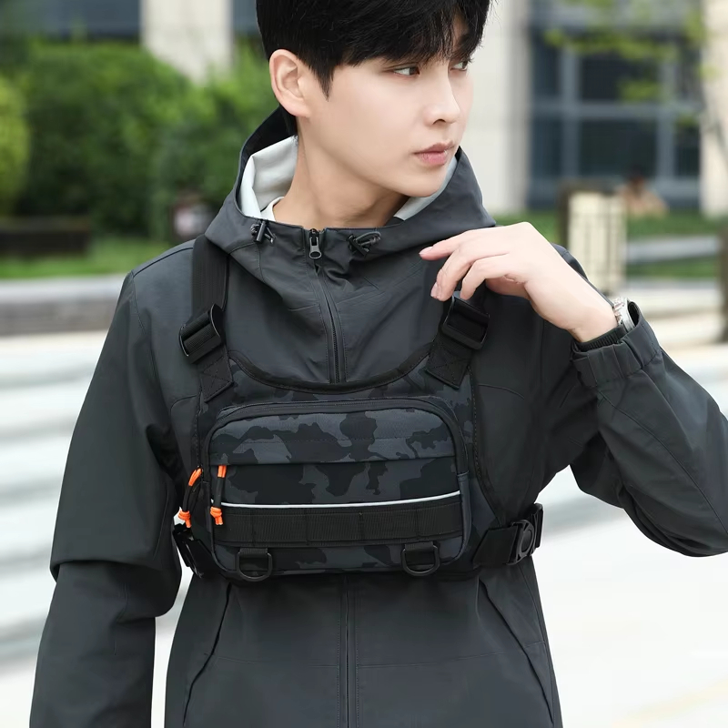 Cycling Front Chest Vest Tacti - Reflective Vest Cycling ulasan dan harga