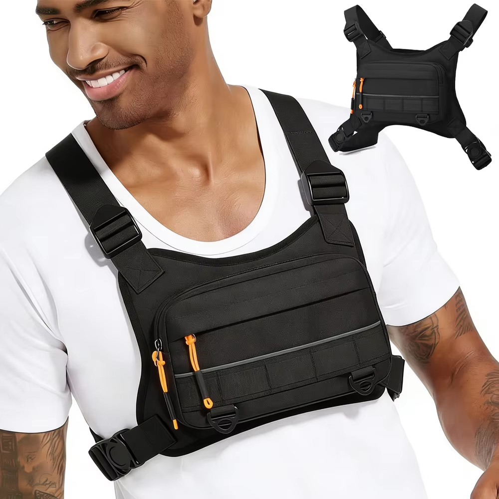 Cycling Front Chest Vest Tacti - Reflective Vest Cycling ulasan dan harga